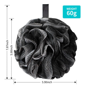 Close-up of BCKENEY Bath Loofah showing soft mesh texture