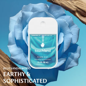 Close-up of Beach Coco hand sanitiser mist from Touchland set