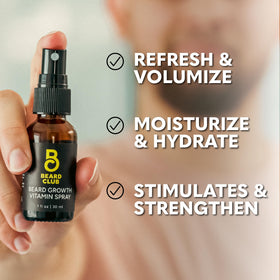 Close-up of Beard Growth Oil ingredients