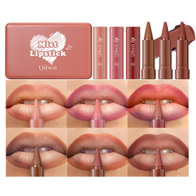 Close-up of Beauty Glazed lip liner and lipstick duo in brown shades