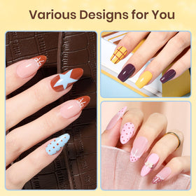 close-up of beetles gel nail polish colours