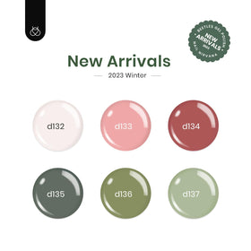 close-up of beetles Gel Polish bottle with sage green colour