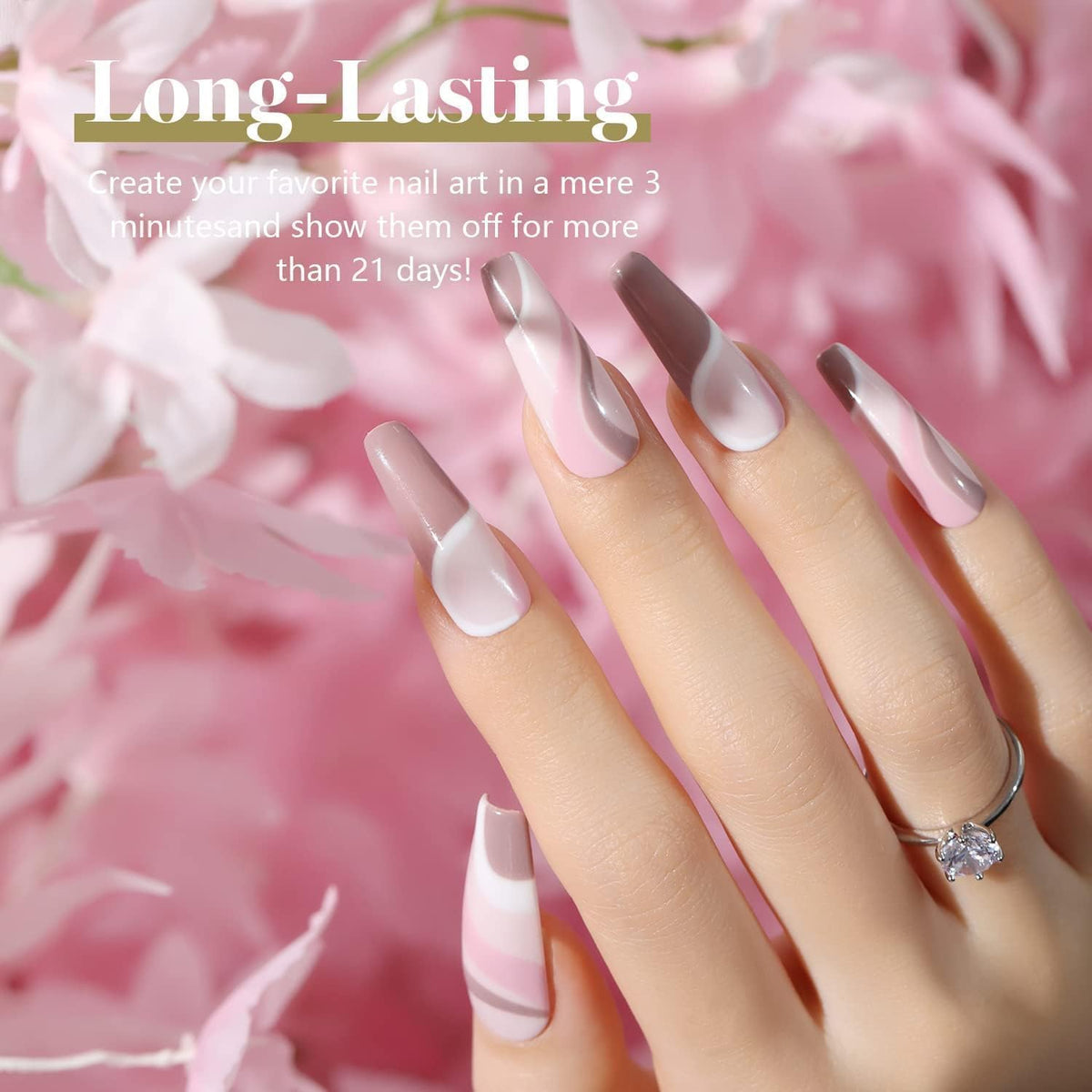 close-up of beetles Gel Polish shades b346 to b351