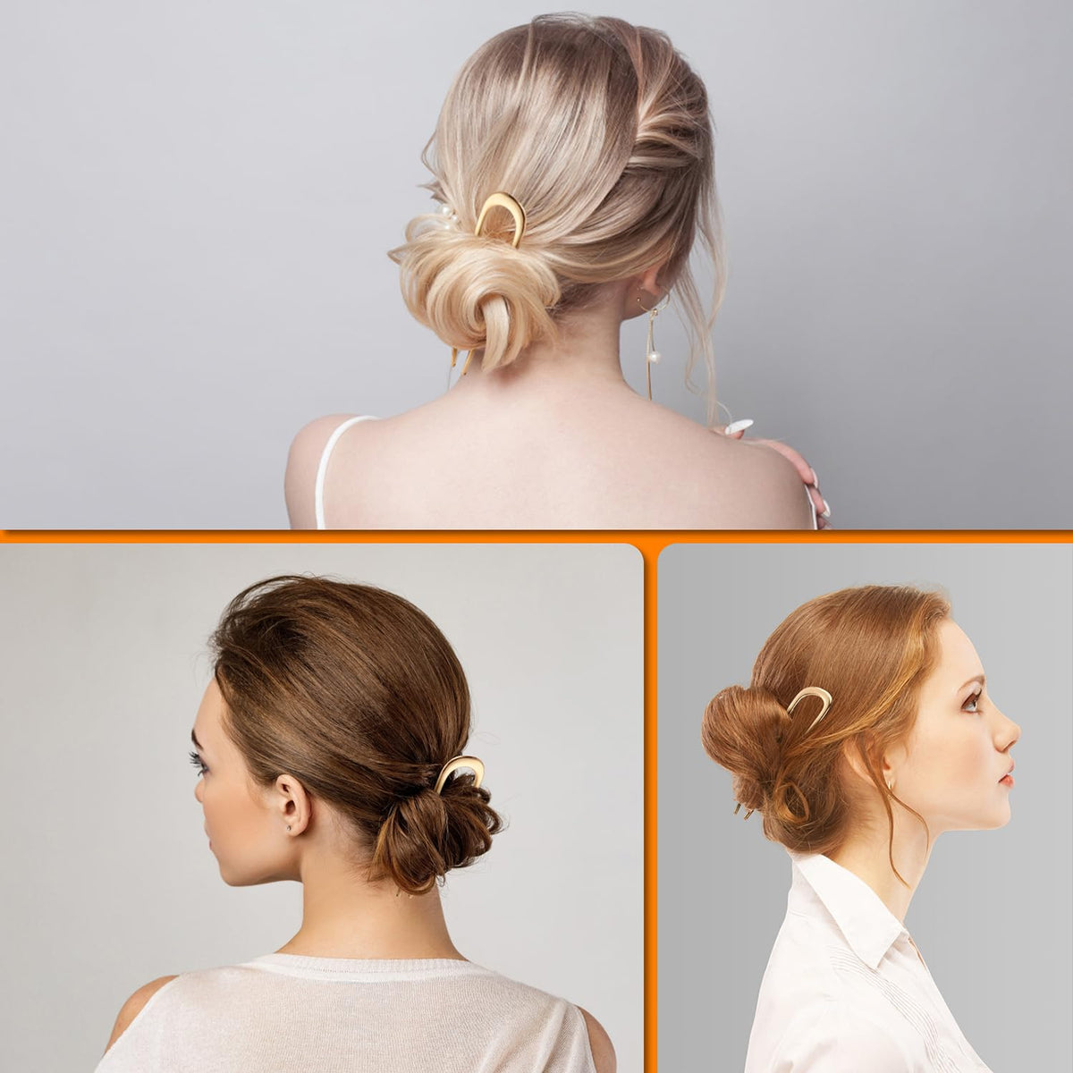 Close-up of BEoffer French Hair Pin showing smooth finish
