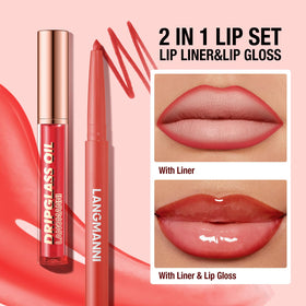 Close-up of BestLand lip oils in pink, coral, and berry shades