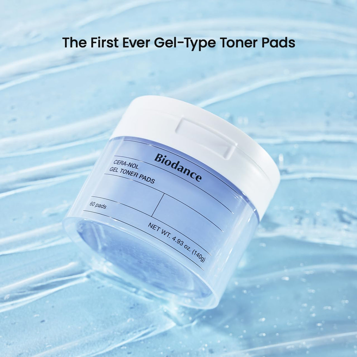 Close-up of BIODANCE Cera-nol Gel Toner Pad texture