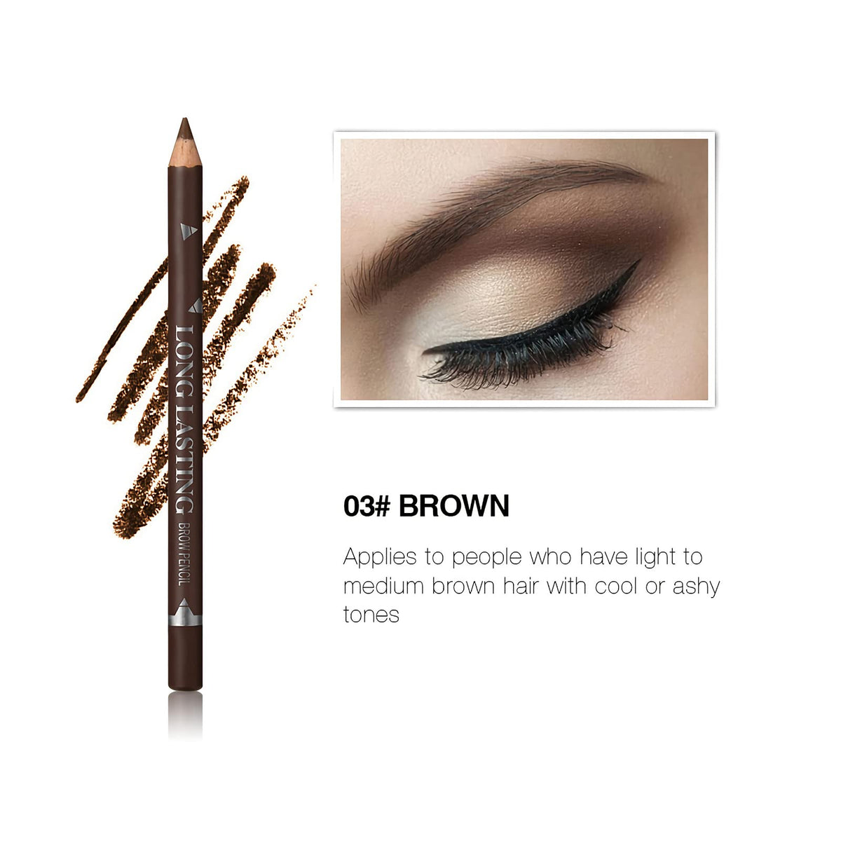 Close-up of Black SUMEITANG eyebrow pencil