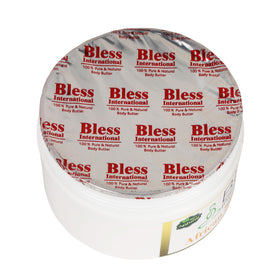 Close-up of Bless International Raw Mango Butter texture
