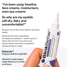 Close-up of BlinkBetter BetterLids Ointment texture