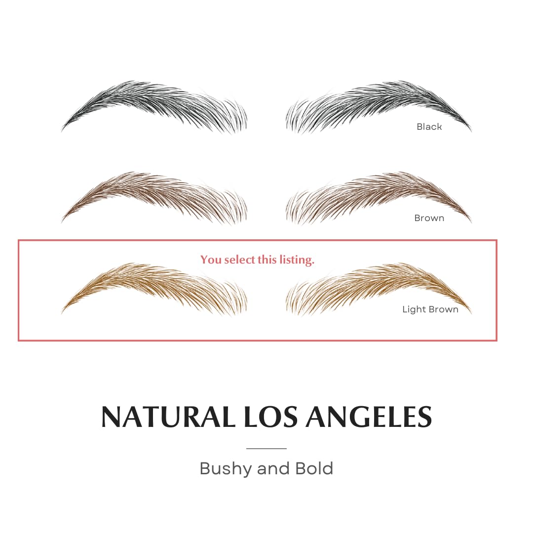 Close-up of Bliss and Beyond USA eyebrow tattoo stickers