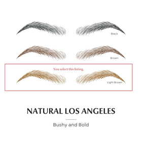 Close-up of Bliss and Beyond USA eyebrow tattoo stickers