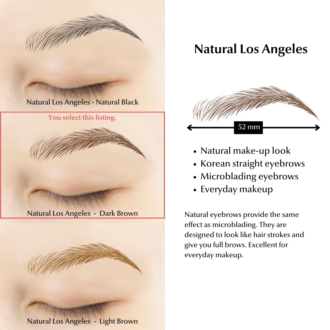 Close-up of Bliss and Beyond USA Waterproof Eyebrow Tattoo Stickers