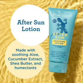 Close-up of BLUE LIZARD After Sun Soothing Lotion texture