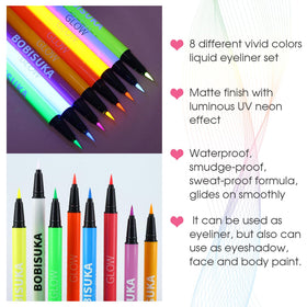 Close-up of BOBISUKA Neon Eyeliner in Blue
