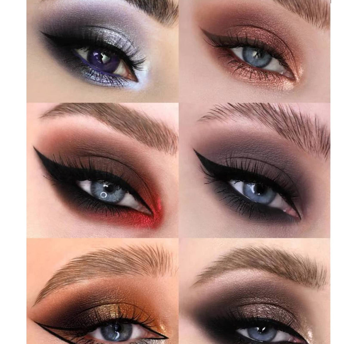 Close-up of BOLOPER eyeshadow brush included with palette