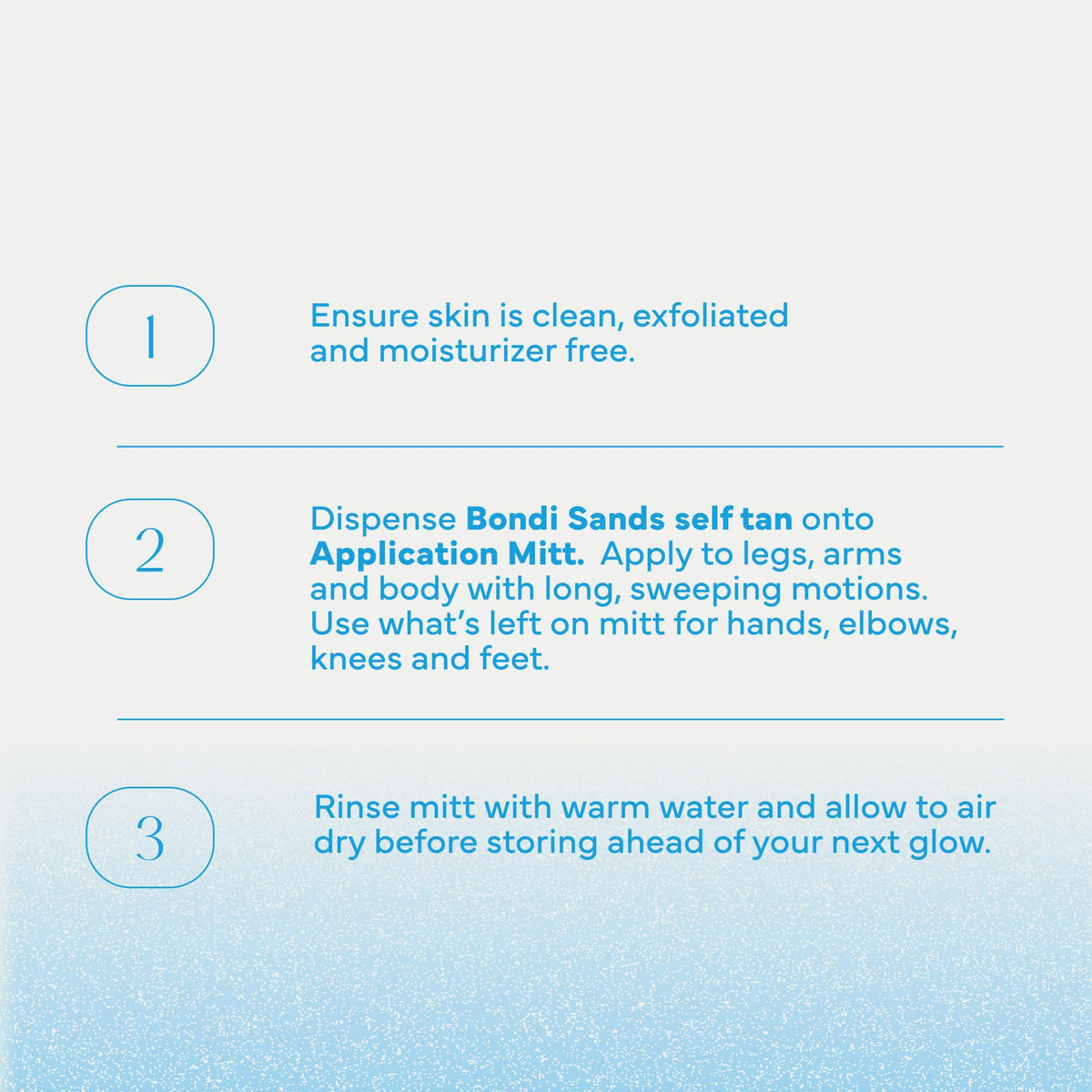 Close-up of Bondi Sands Self-Tanning Mitt texture