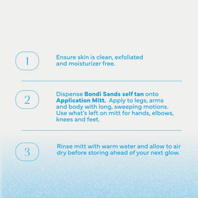Close-up of Bondi Sands Self-Tanning Mitt texture