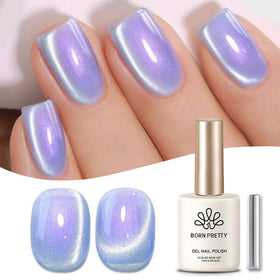 Close-up of Born Pretty Cat Magnetic Eye Gel Nail Polish glitter