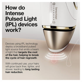 Close-up of Braun Silk·Expert Pro 5 IPL device head