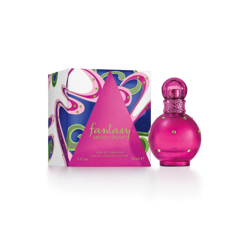 Close-up of Britney Spears Fantasy Eau De Parfum bottle design