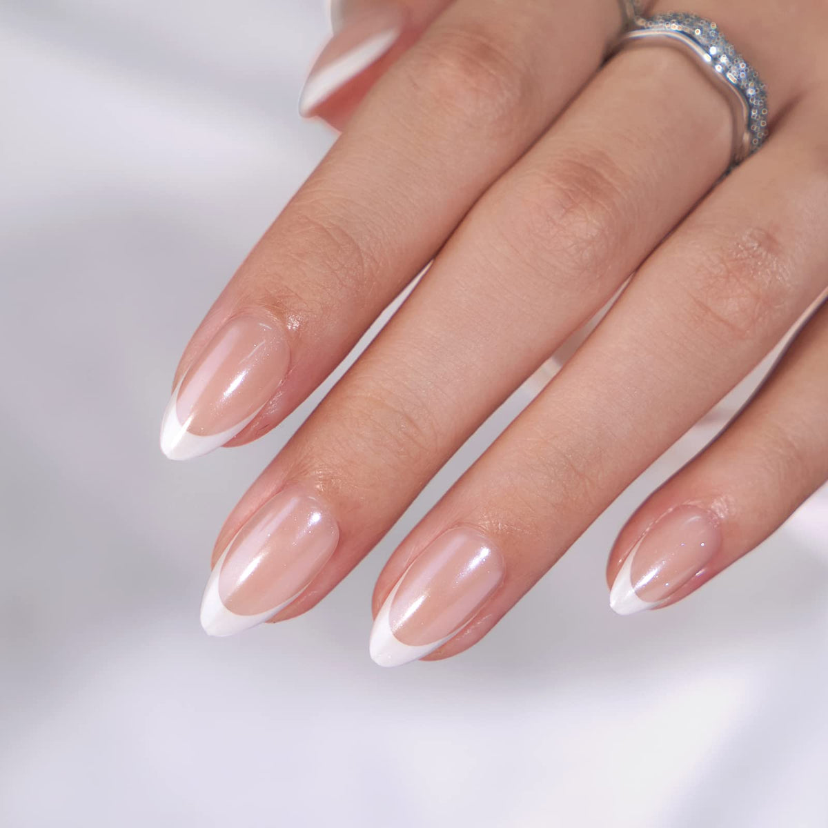 Close-up of BTArtbox Press On Nails in various sizes