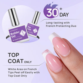 Close-up of BTARTBOXNAILS builder gel bottle