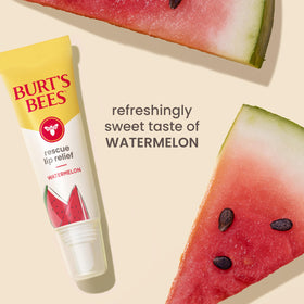 Close-up of Burt's Bees Berry Medley lip balm texture