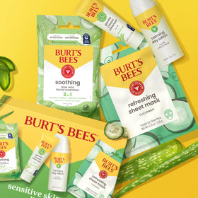 Close-up of Burt's Bees Facial Towelettes