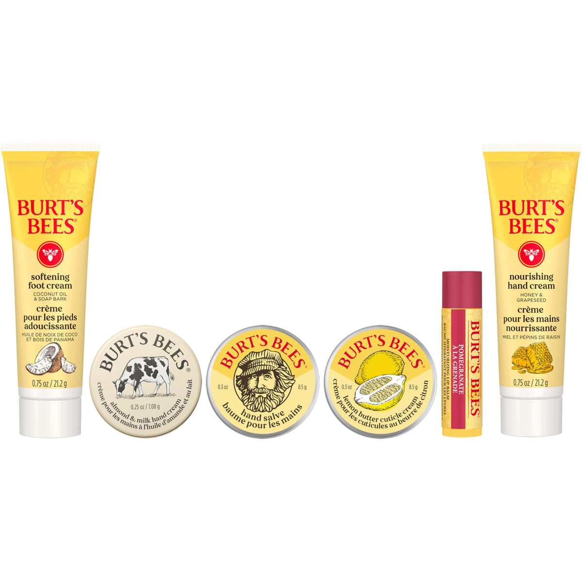 Close-up of Burt's Bees Softening Foot Cream tube