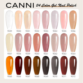 Close-up of CANNI CC3 Jelly Gel Nail Polish unique design