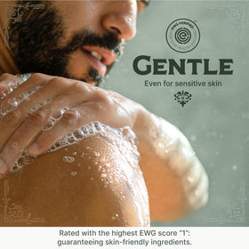 Close-up of Carolina Castile Soap Unscented Liquid Soap ingredients