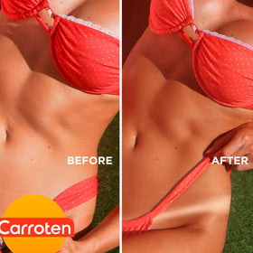 Close-up of Carroten Intensive Tanning Oil Spray nozzle