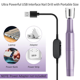 Close-up of CBVCBV Electric Nail Drill dust shield