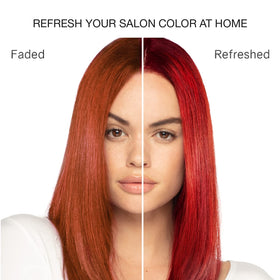 Close-up of Celeb Luxury Gem Lites Ruby Red Shampoo cap