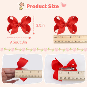 Close-up of CÉLLOT grosgrain ribbon hair bow