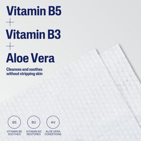 Close-up of Cetaphil Cleansing Wipes texture