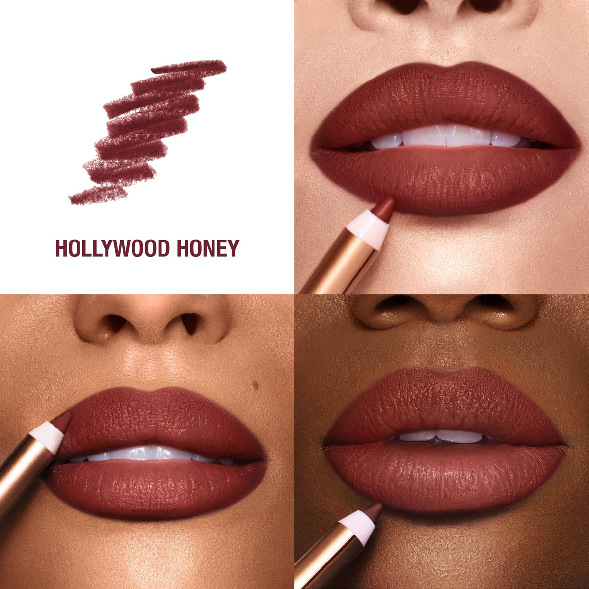 Close-up of Charlotte Tilbury Lip Cheat Lip Liner tip