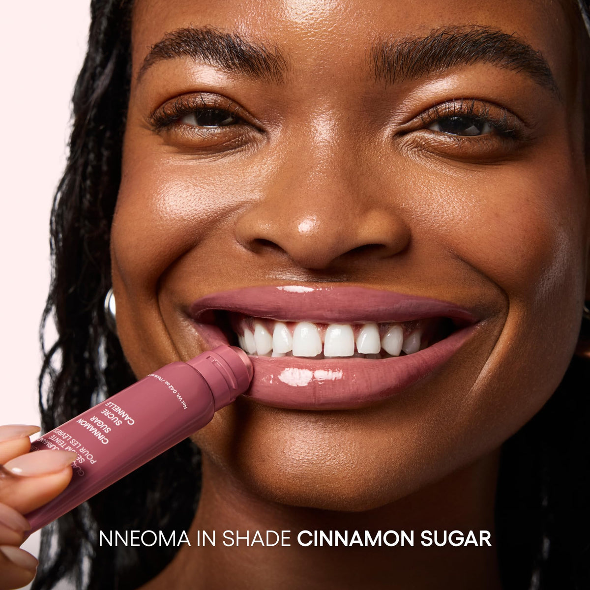 Close-up of Cinnamon Sugar Lip Serum applicator