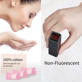 Close-up of Classycoo Compressed Towel tablet before expansion