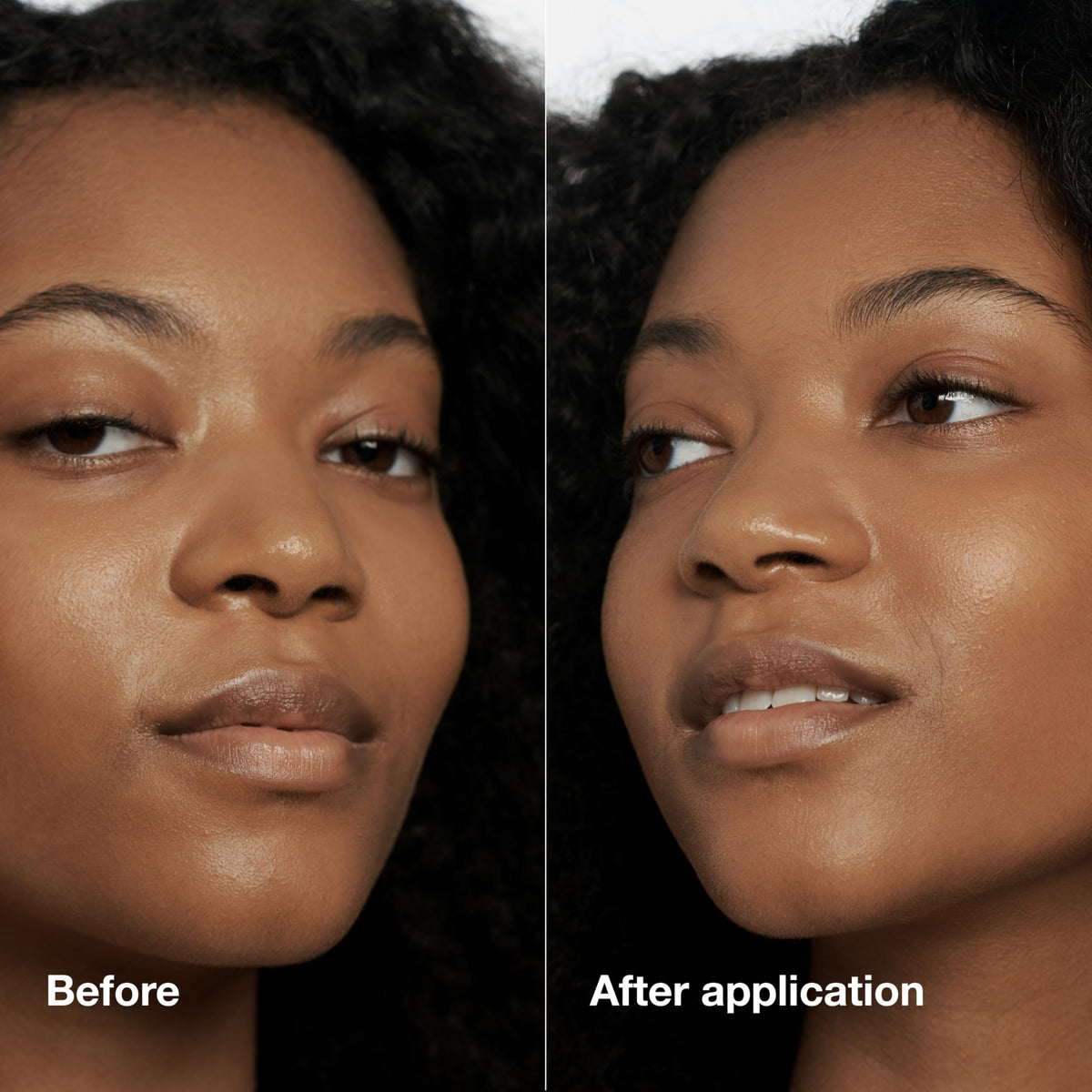 Close-up of Clinique Even Better Foundation texture on skin