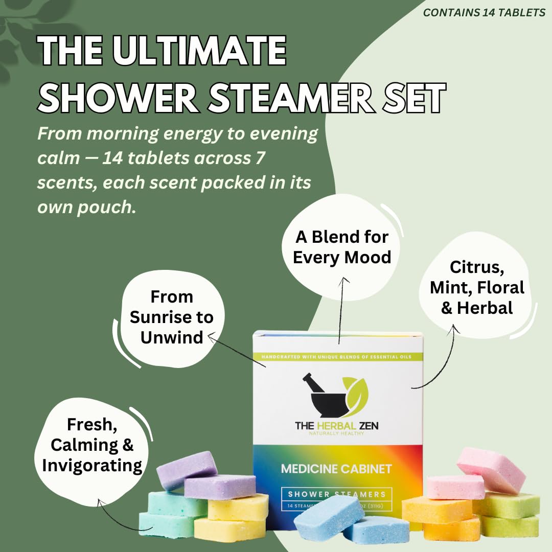 Close-up of Cold Kicker shower steamer tablet