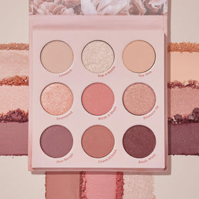 Close-up of ColourPop Blush Crush eyeshadow shades