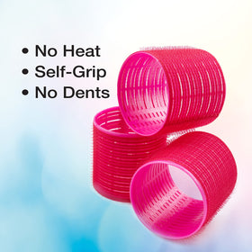Close-up of Conair Heatless Curls rollers showing self-grip feature