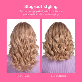 Close-up of Conair Self-Grip Hair Rollers in various sizes