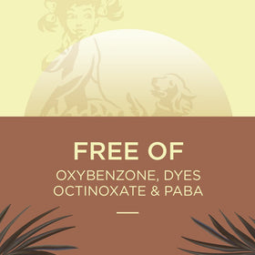 Close-up of Coppertone Tanning Sunscreen Lotion SPF 8 texture on skin