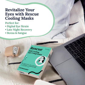Close-up of CorneaCare Hydrogel Eye Mask texture