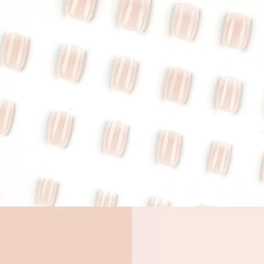Close-up of CTTHNBD Ombre Press on Nails showing glossy finish