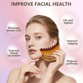 Close-up of Cxguu Lymphatic Contour Face Brush bristles