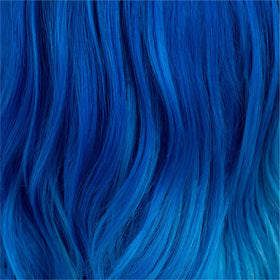 Close-up of Danger Jones Semi-Permanent Hair Color Solitude Blue texture