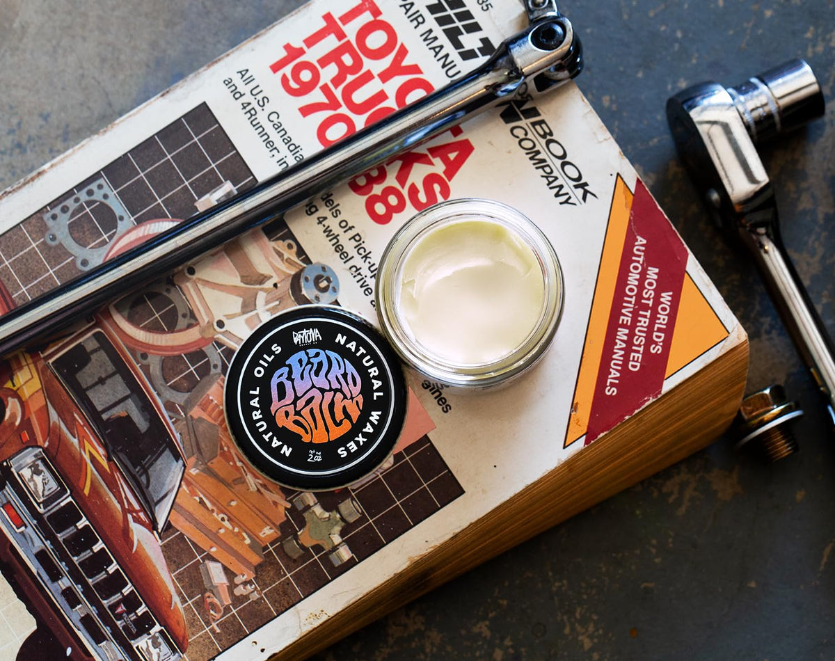 Close-up of Daytona Supply Co Beard Balm texture
